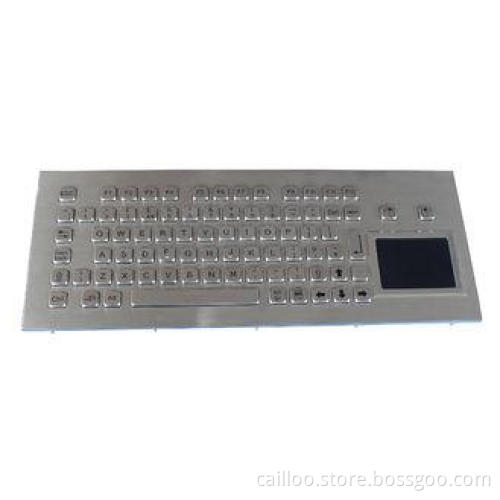 vandal proof industrial pc keyboard stainless steel with fu